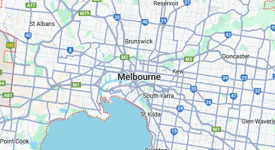 Melbourne Map
